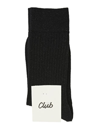 Beymen Club Club Kadın Siyah Kalın Ribli Çorap