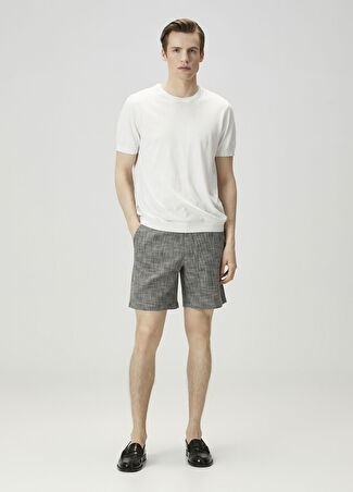 Rag&bone Erkek Haydon Açık Gri Tweed Dokulu Şort 30 Us