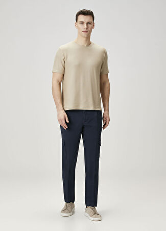 Isaia Erkek Lacivert Kargo Pantolon 50 It