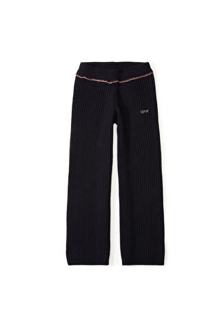 Off-white Kız Çocuk Siyah Yün Pantolon Pembe 14 Yaş