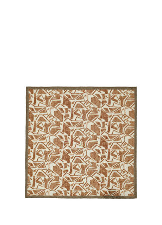 Beymen Collection Collection Erkek Keten Poşet Mendil Kırmızı