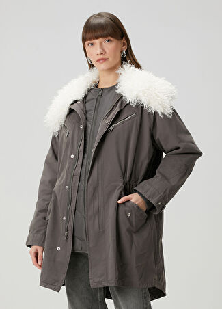 Zadig&voltaire Kadın Füme Mont Gri L
