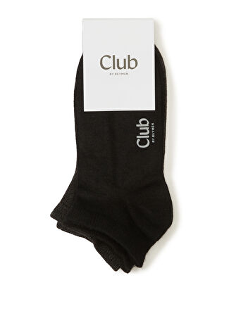 Beymen Club Club Erkek Siyah 2’li Bambu Patik Çorap Seti