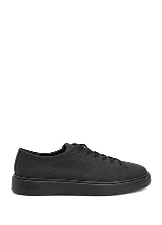 Network Erkek Siyah Deri Sneaker 43 -1