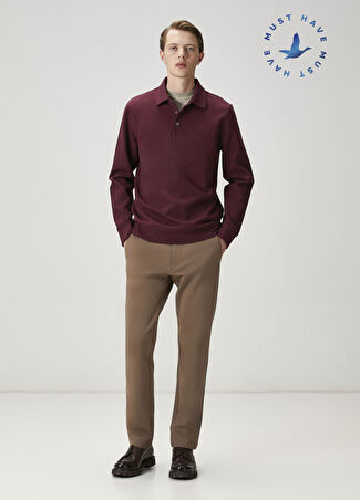 Club Erkek Regular Fit Vizon Chino Pantolon Bej 46