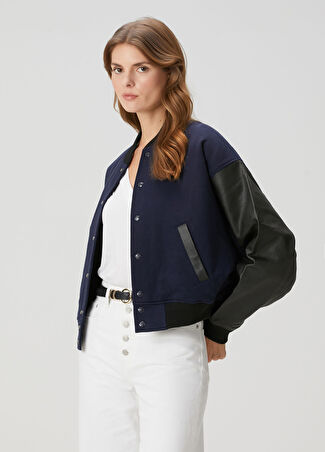 Polo Ralph Lauren Kadın Lacivert Siyah Bomber Mont L