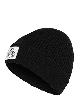 Jack Wolfskin Badge Beanie Siyah Bere -1
