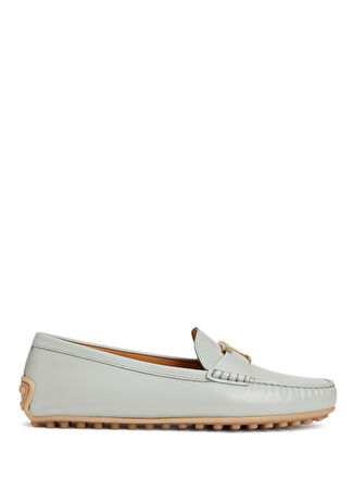 Tod's Kadın City Gommino Gri Deri Loafer 40 -1