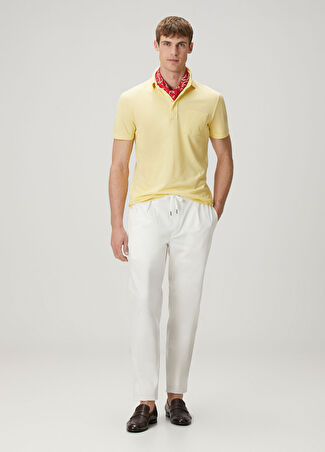Ralph Lauren Purple Label Erkek Beyaz Beli Kordonlu Pantolon 36 Us