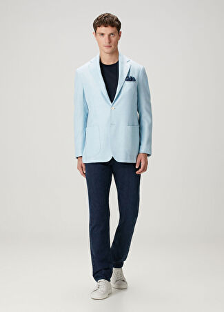 Sartorio Erkek Lacivert Jean Pantolon 34 It
