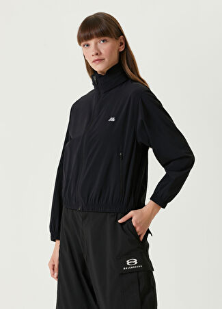 Balenciaga Kadın Siyah Logo Baskılı Ceket 38 It