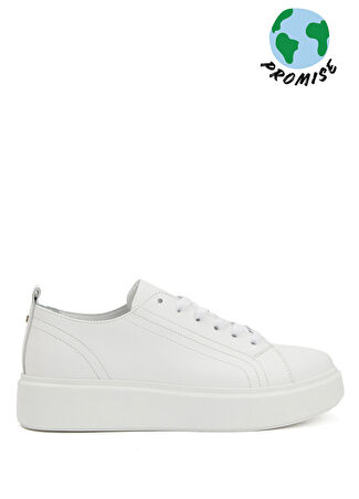 Network Kadın Beyaz Deri Sneaker 36