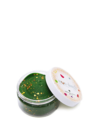 Mundough Çocuk New Year Glittering Yeşil Doğal Oyun Hamuru 130 G -1