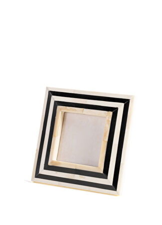Zsa Zsa Zsu Jewar Siyah Beyaz Kemik / Reçine Mdf Çerçeve 15 X Cm -1