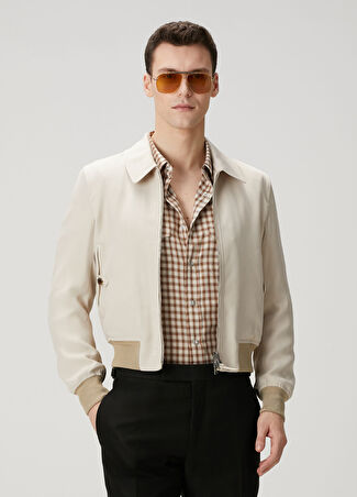 Tom Ford Erkek Kum Kadife Ceket Bej 48 It