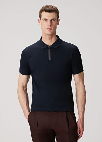 Pal Zileri Erkek Lacivert Polo Yaka T-Shirt 50 It