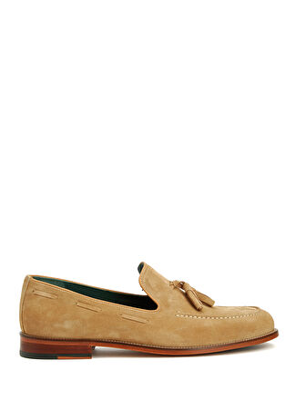 George Hogg Erkek Camel Süet Loafer Kahverengi 44 -1