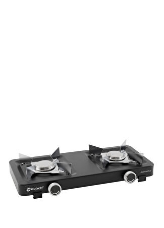 Outwell Asama Duo Burner Portatif İkili Kamp Ve Karavan Ocağı Siyah -1
