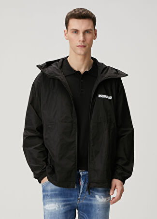 Dsquared2 Erkek Siyah Kapüşonlu Mont 52 It