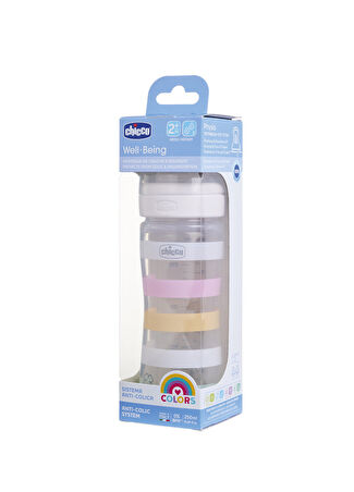 Chicco Bebek Well-being Medium Flow Green Şişe 250 Ml Beyaz -1