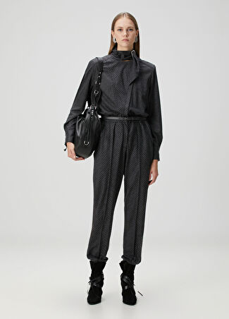 Isabel Marant Kadın Rheane Gri Çizgili Yün Tulum 34 It