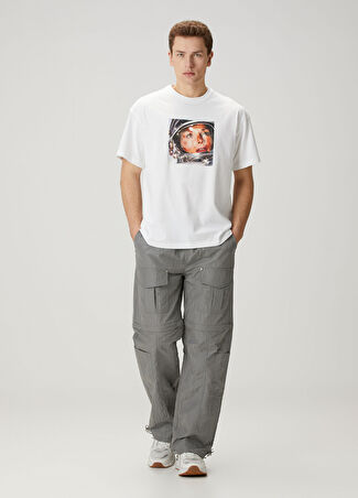 Boy London Erkek Lunar Gri Beli Kordonlu Kargo Pantolon L