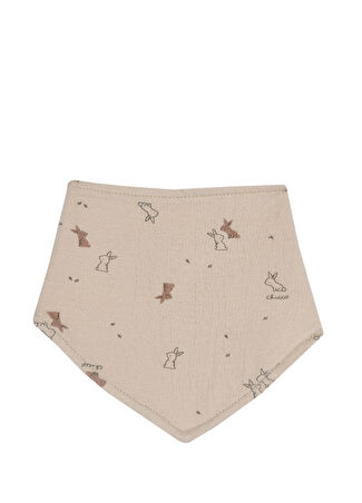 Chicco Bebek Krem Rengi Mama Önlüğü -1