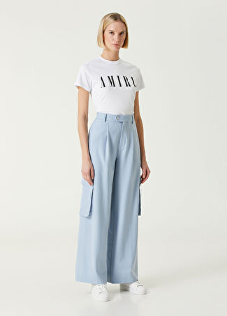 Amiri Kadın Mavi Wide Leg Pantolon 38 It