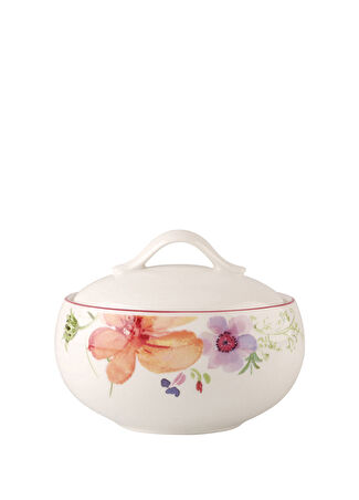 Villeroy & Boch Mariefleur Porselen Kapaklı Şekerlik Çok Renkli -1