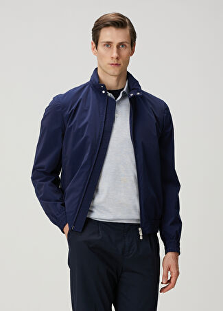 Brunello Cucinelli Erkek Lacivert Kapüşonlu Mont 56 It -1