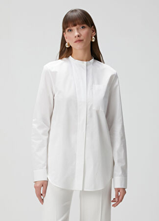 Jil Sander Kadın Beyaz Gömlek 34 It