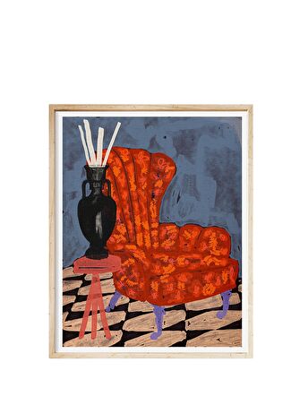 Nilol Print Room For One Edisyonlu 70x90 Cm Fine Art Baskı Çok Renkli -1
