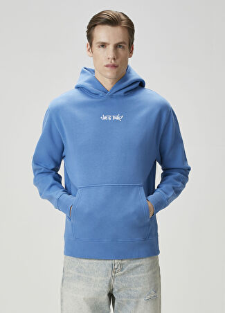 Zadig&voltaire Erkek Kapüşonlu Sweatshirt Mavi Xs