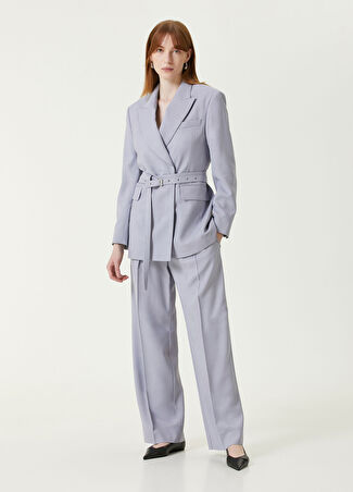 Acne Studios Kadın Wide Leg Pantolon Mor 34 It