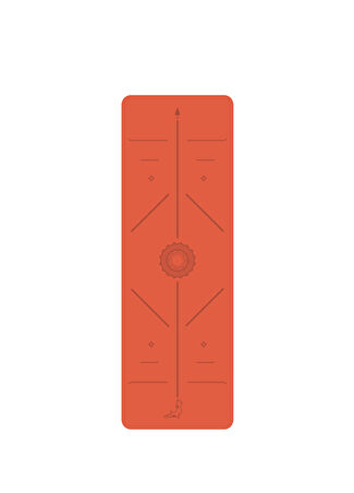 Petarya Focus Series 4.1 Mm Turuncu Doğal Kauçuk Kaydırmaz Yoga Matı -1