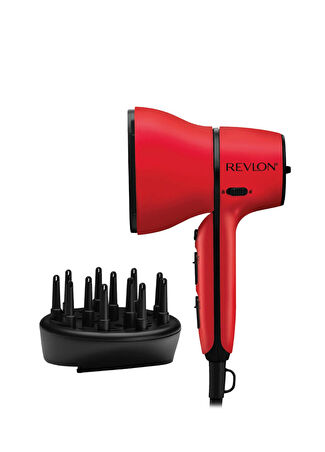Revlon Airflow Control Style Twist Döner Başlıklı Saç Kurutma Makinesi 2000 W Rvdr5320e Kırmızı -1