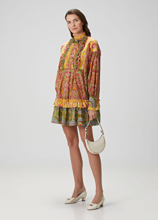 Valentino Kadın Voyage Imaginaire Mini Elbise 38 It