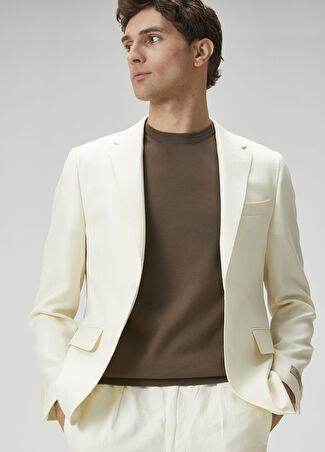 Beymen Collection Collection Erkek Drop 7 Yün Ceket Bej 46