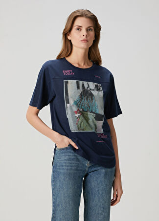 Zadig&voltaire Kadın Lacivert T-Shirt Xs