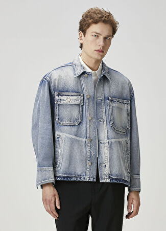 Solid Homme Erkek Mavi Denim Mont 46 It