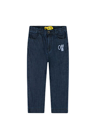 Off-white Kız Çocuk Lacivert Pantolon Mavi 12 Yaş