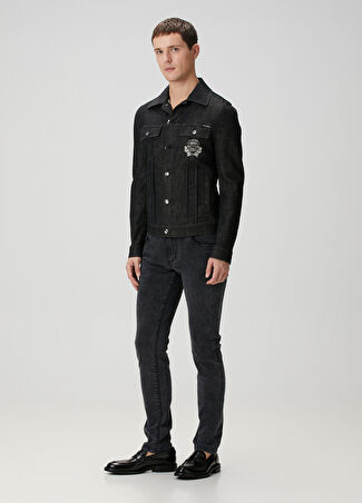 Dolce&gabbana Erkek Siyah Jean Pantolon 46 It -1