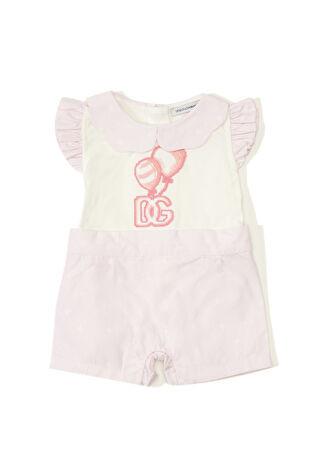 Dolce&gabbana Kız Bebek Beyaz Tulum 6-9 Ay -1