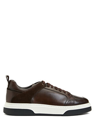 Beymen Club Erkek Koyu Kahverengi Deri Sneaker 40 -1