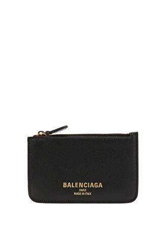 Balenciaga Kadın Siyah Deri Cüzdan -1