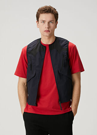 Reebok Erkek Mavi Siyah Yelek S