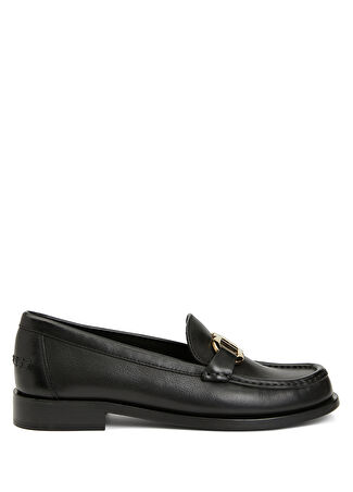Ferragamo Kadın Siyah Deri Loafer 40 -1