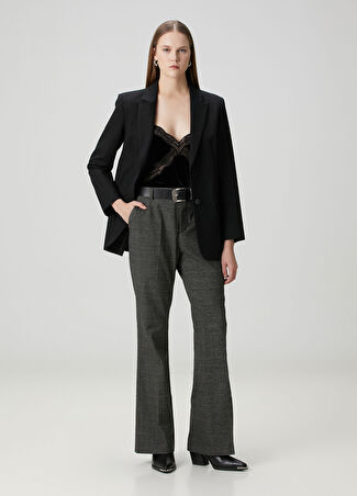 Zadig&voltaire Kadın Ekoseli Pantolon Gri 42 It
