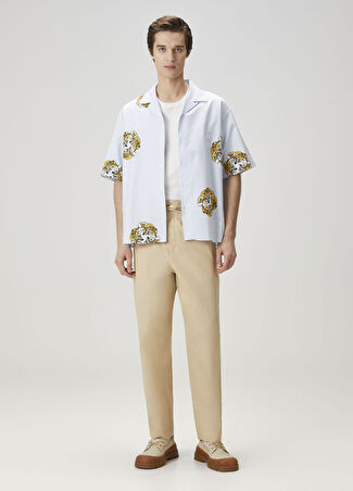 Kenzo Erkek Bej Kargo Pantolon M