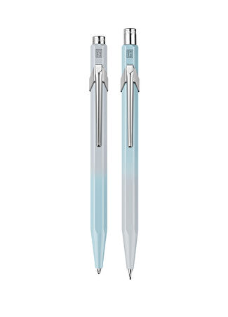 Caran D'ache Blue Lagoon 849™ Özel Seri Tükenmez Kalem Ve Mekanik Kurşun Seti -1